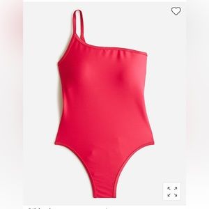 J. Crew Ribbed one-strap one-piece. Size 0